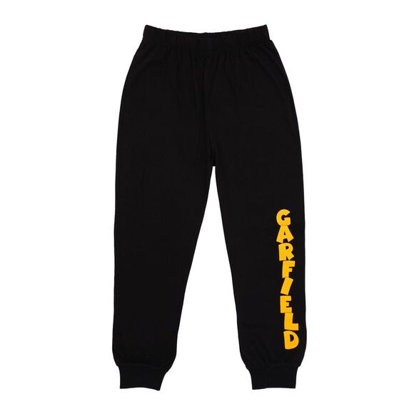 Garfield Mens Monday Long Pyjama Set / Gray/Black/Yellow - Picture 3 of 3